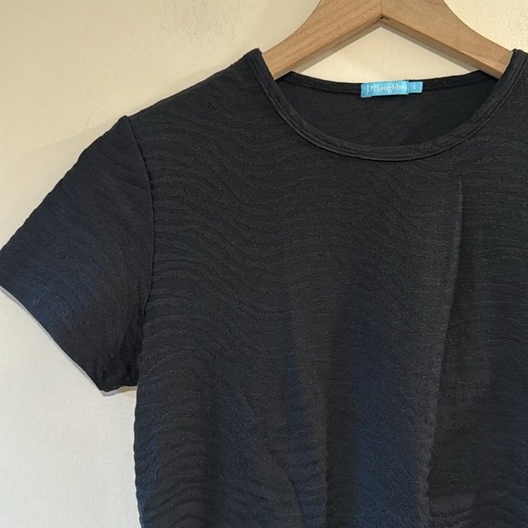 J.McLaughlin Wavy Textured Short Sleeve Tee Shirt S - Picture 3 of 8